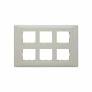 L&T Entice 12 Module Marble Finish Plate [Mystic Marble Finish]